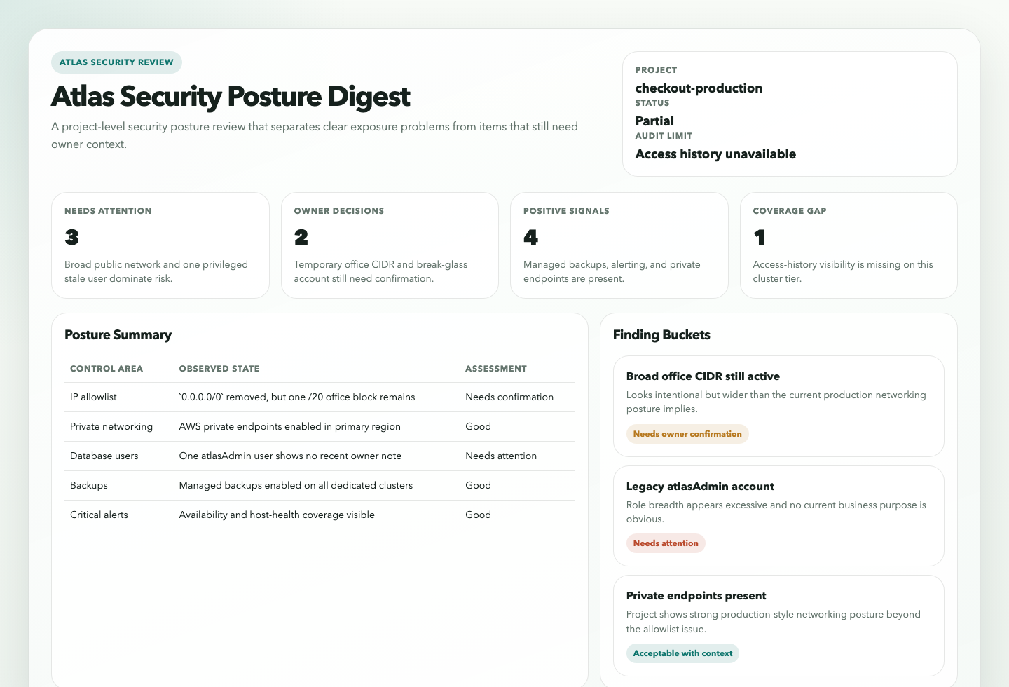 HTML report preview